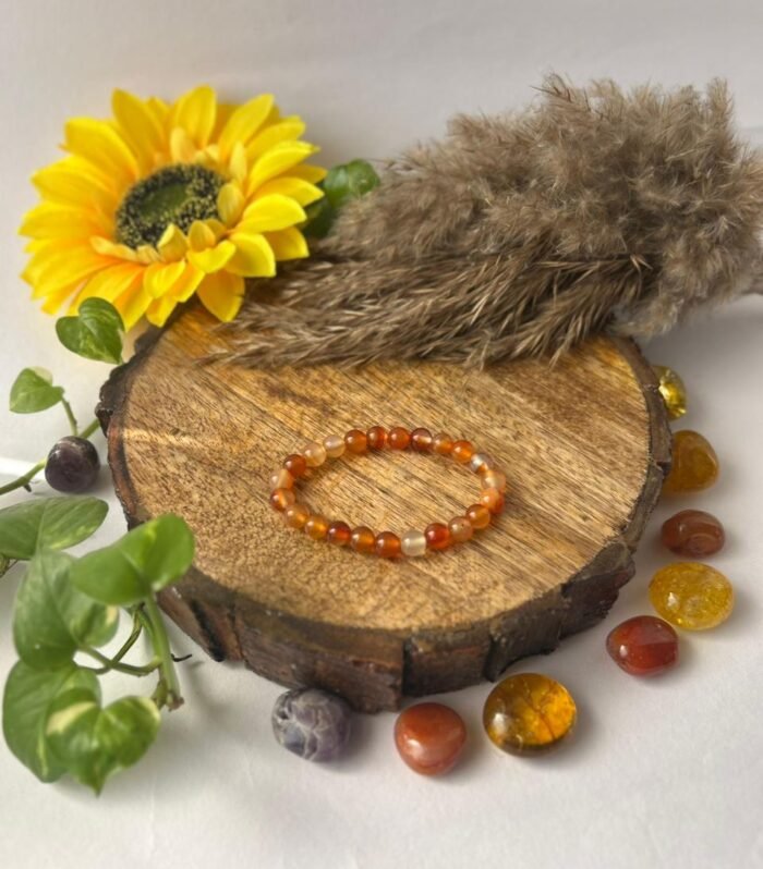 Carnelian Bead Bracelet