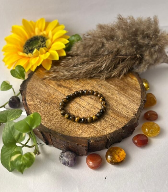 Tiger’s Eye Round Beads Bracelet