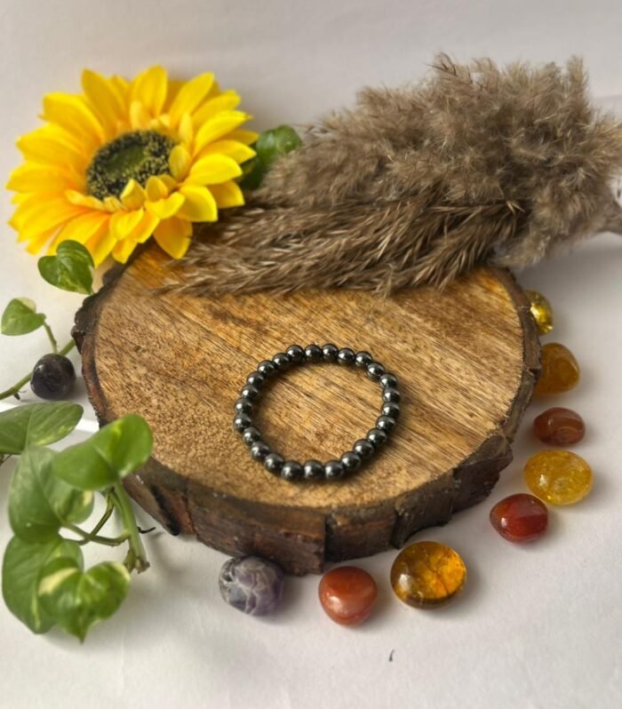 Hematite Round Bracelet