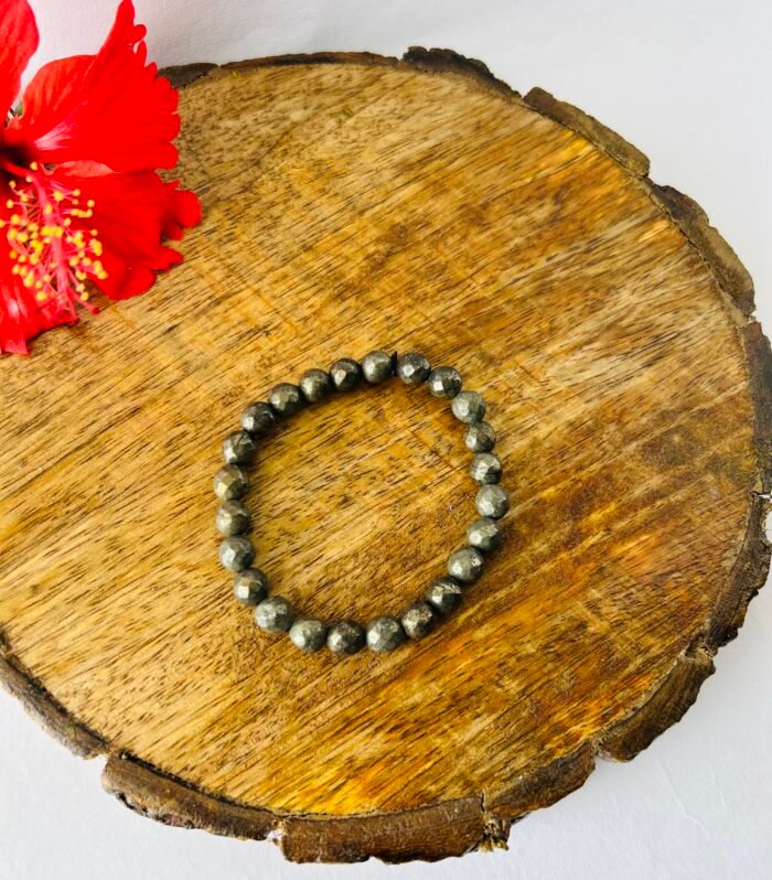 Diamond Cut Pyrite Bracelet